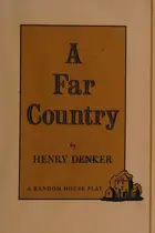 Book cover of Far Country, a New Play