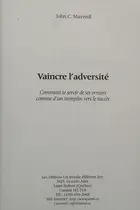Book cover of Vaincre L'adversite