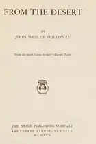 Book cover of From the desert