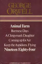 Book cover of Novels (Animal Farm / Burmese Days / Clergyman's Daughter / Coming Up for Air / Keep the Aspidistra Flying / Nineteen Eighty-Four)