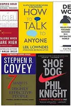 Book cover of Crucial Conversations, How to Talk to Anyone, Deep Work, Shoe Dog, 7 Habits of Highly Effective People 5 Books Collection Set