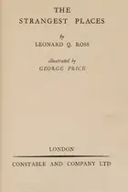 Book cover of The strangest places