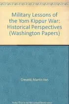 Book cover of Military lessons of the Yom Kippur War