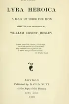 Book cover of Lyra heroica