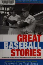 Book cover of Great baseball stories