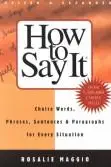 Book cover of How to say it