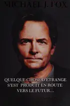 Book cover of Quelque chose d'\u00e9trange s'est produit en route vers le futur--