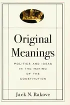 Book cover of Original Meanings