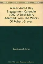 Book cover of A Year and a Day Engagement Calendar 1992