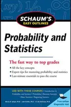 Book cover of Schaums Easy Outline of Probability and Statistics