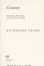 Book cover of Crusoe