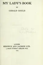 Book cover of My lady's book