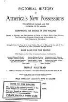 Book cover of Pictorial History of America's New Possessions