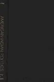 Book cover of American Indian politics and the American political system