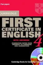 Book cover of Cambridge First Certificate in English