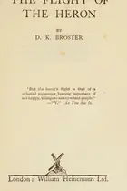 Book cover of The Flight of the Heron