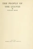Book cover of The people of the leaves