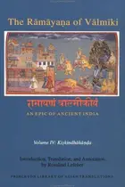 Book cover of The Ramayana of Valmiki: An Epic of Ancient India, Volume 4