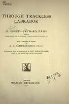 Book cover of Through trackless Labrador
