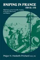 Book cover of Sniping in France, 1914-18