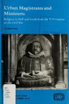 Book cover of Urban magistrates and ministers