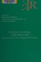 Book cover of Cults, culture, and the law