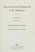Book cover of The complete poems of A.R. Ammons