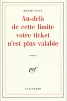 Book cover of Au-delà de cette limite votre ticket n'est plus valable