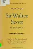 Book cover of Sir Walter Scott - Writers and Their Work No. 103