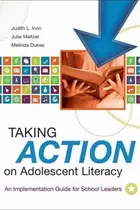 Book cover of Taking action on adolescent literacy
