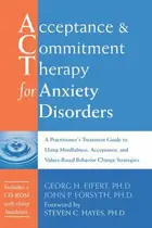 Book cover of Acceptance and Commitment Therapy for Anxiety Disorders