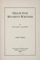 Book cover of Helps for student-writers