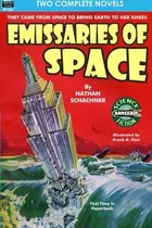 Book cover of Emissaries of Space & Death Plays a Game