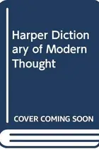 Book cover of The Harper dictionary of modern thought