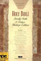 Book cover of Bible Kjv Keystone Family White : Heirloom Edition