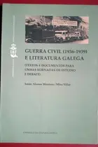 Book cover of Guerra Civil e literatura galega