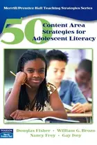 Book cover of 50 content area strategies for adolescent literacy