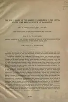 Book cover of The human bones of the Hemenway collection in the United States Army Medical Museum at Washington