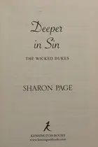 Book cover of Deeper in sin