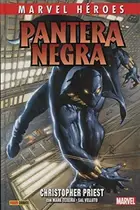 Book cover of Marvel Héroes. Pantera Negra 1. Christopher Priest