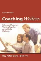Book cover of Coaching writers