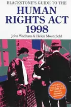 Book cover of Blackstone's guide to the Human Rights Act 1998