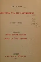 Book cover of The Poems of Algernon Charles Swinburne Vol 2