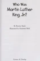 Book cover of Who was Martin Luther King, Jr.?