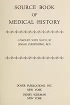 Book cover of Source book of medical history