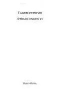 Book cover of Sämtliche Werke, 18 Bde. u. 4 Supplement-Bde., Bd.21, Strahlungen