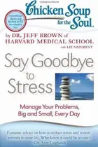 Book cover of Chicken Soup For The Soul Say Goodbye To Stress Manage Your Problems Big And Small Every Day