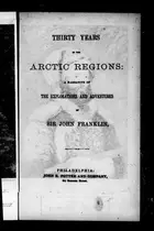 Book cover of Thirty years in the Arctic regions