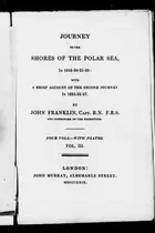Book cover of Journey to the shores of the Polar sea, in 1819-20-21-22