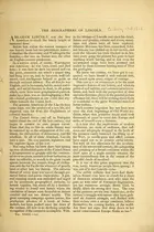 Book cover of The biographers of Lincoln